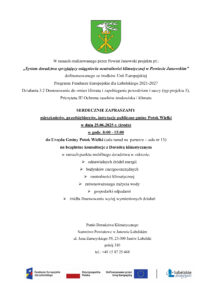 Read more about the article Zaproszenie dla mieszkańców, przedsiębiorców, instytucji publicznych Urzędu Gminy Potok Wielki na bezpłatne konsultacje z Doradcą klimatycznym