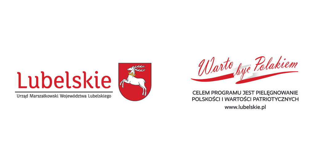 Partnerem Festiwalu Oręża Polskiego jest Samorząd Województwa Lubelskiego w ramach programu „Warto być Polakiem”.