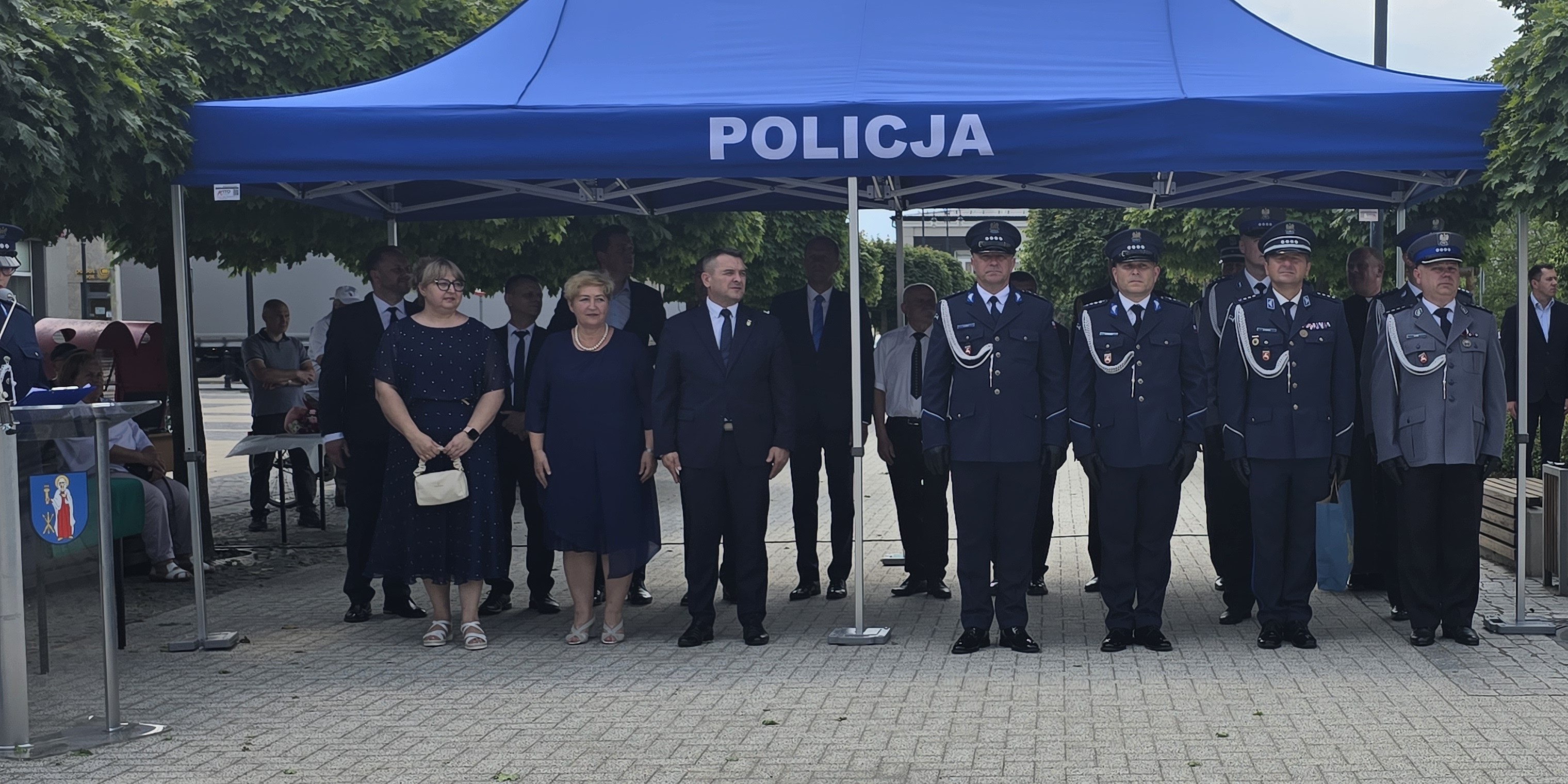 Uroczysty apel z okazji 106. rocznicy powstania Policji