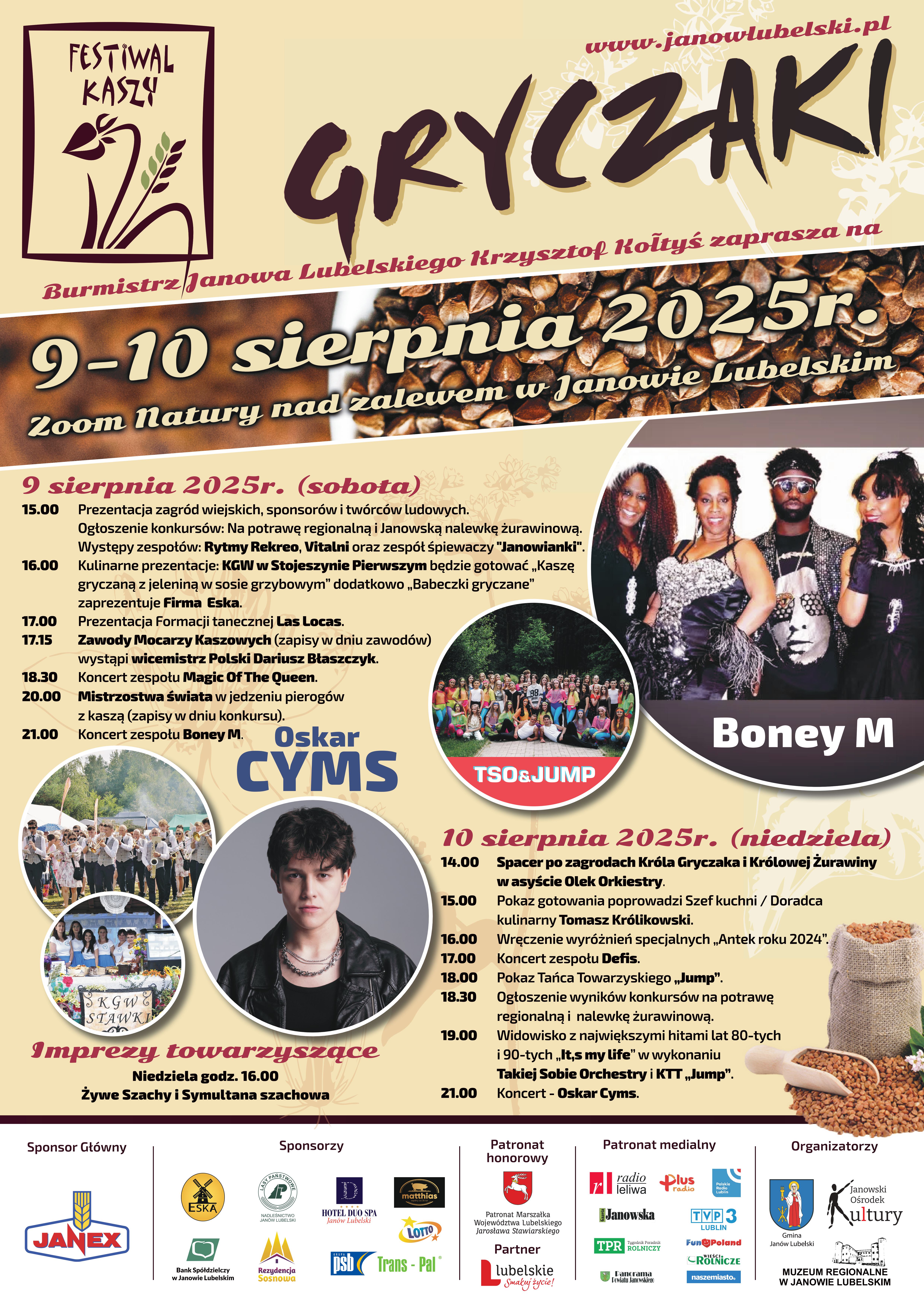 Gryczaki 2025; Zoom Natury, 9-10 sierpnia