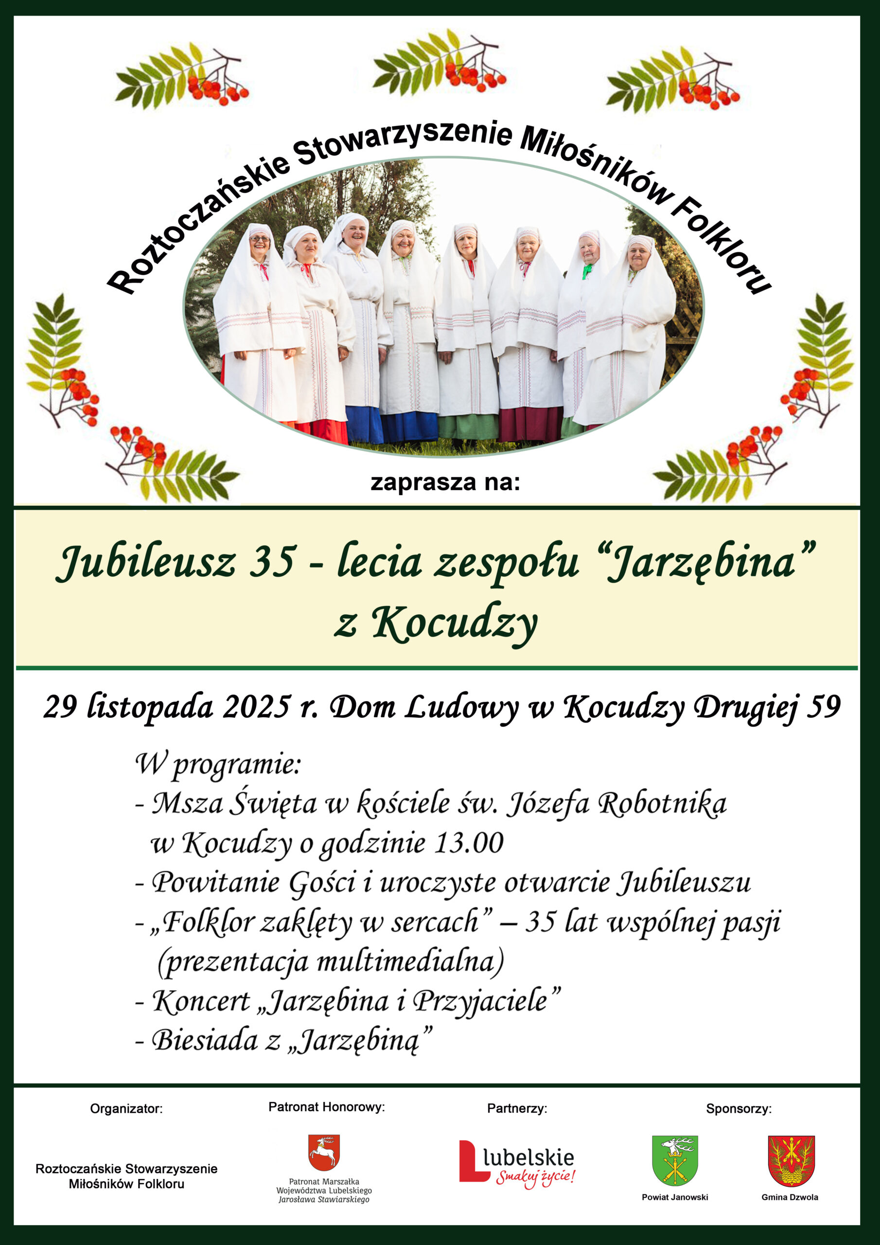 Jubileusz 35 – lecia Zespołu „Jarzębina”