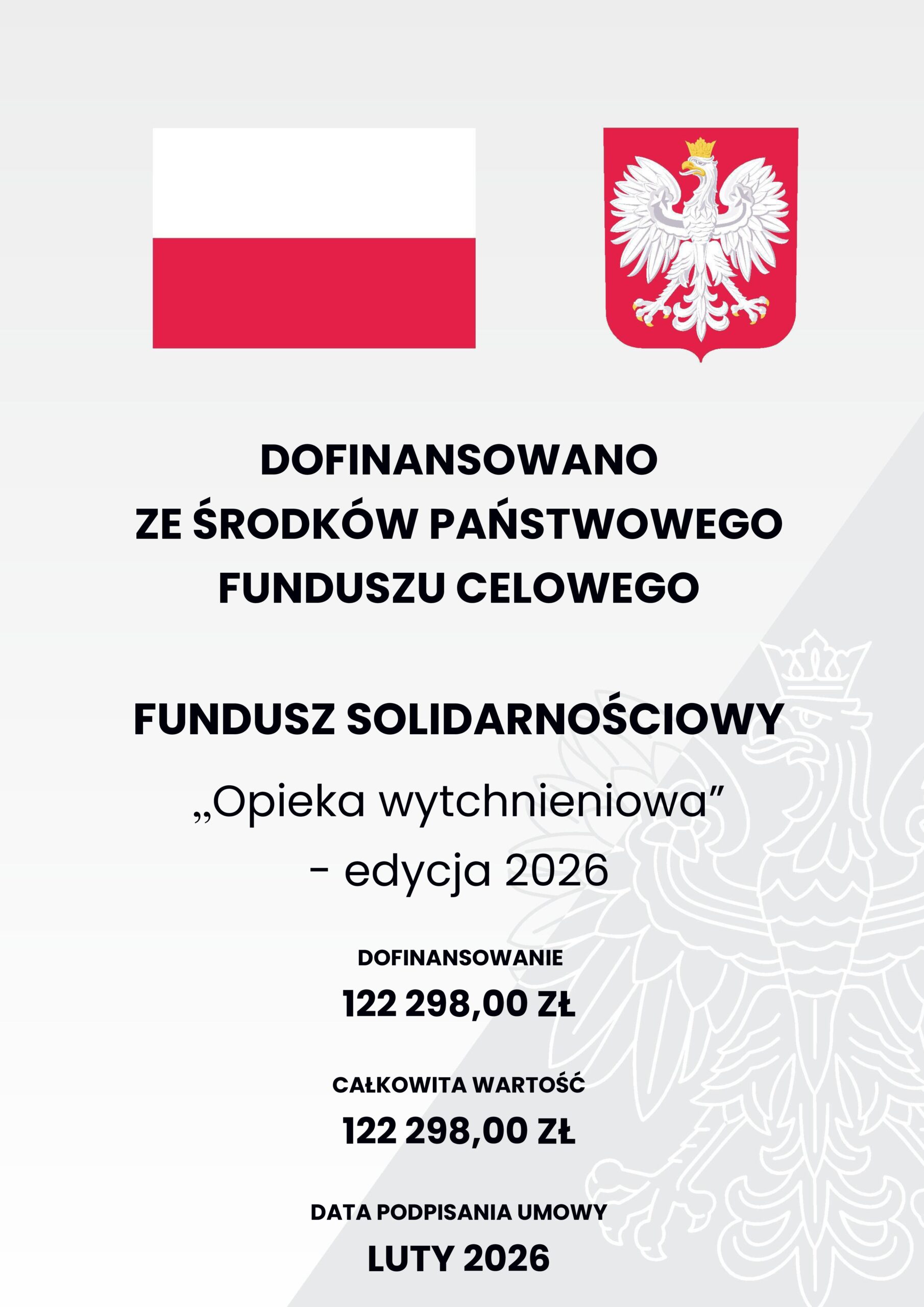 „Opieka wytchnieniowa” – edycja 2026