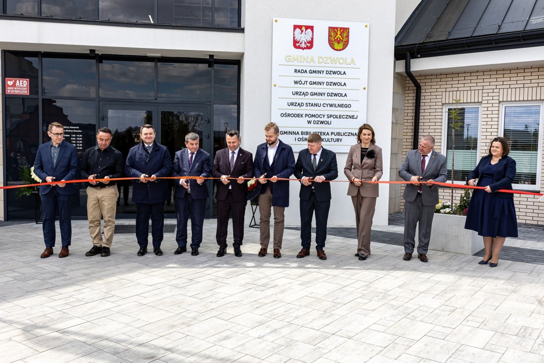 Uroczyste otwarcie nowej siedziby Urzędu Gminy Dzwola