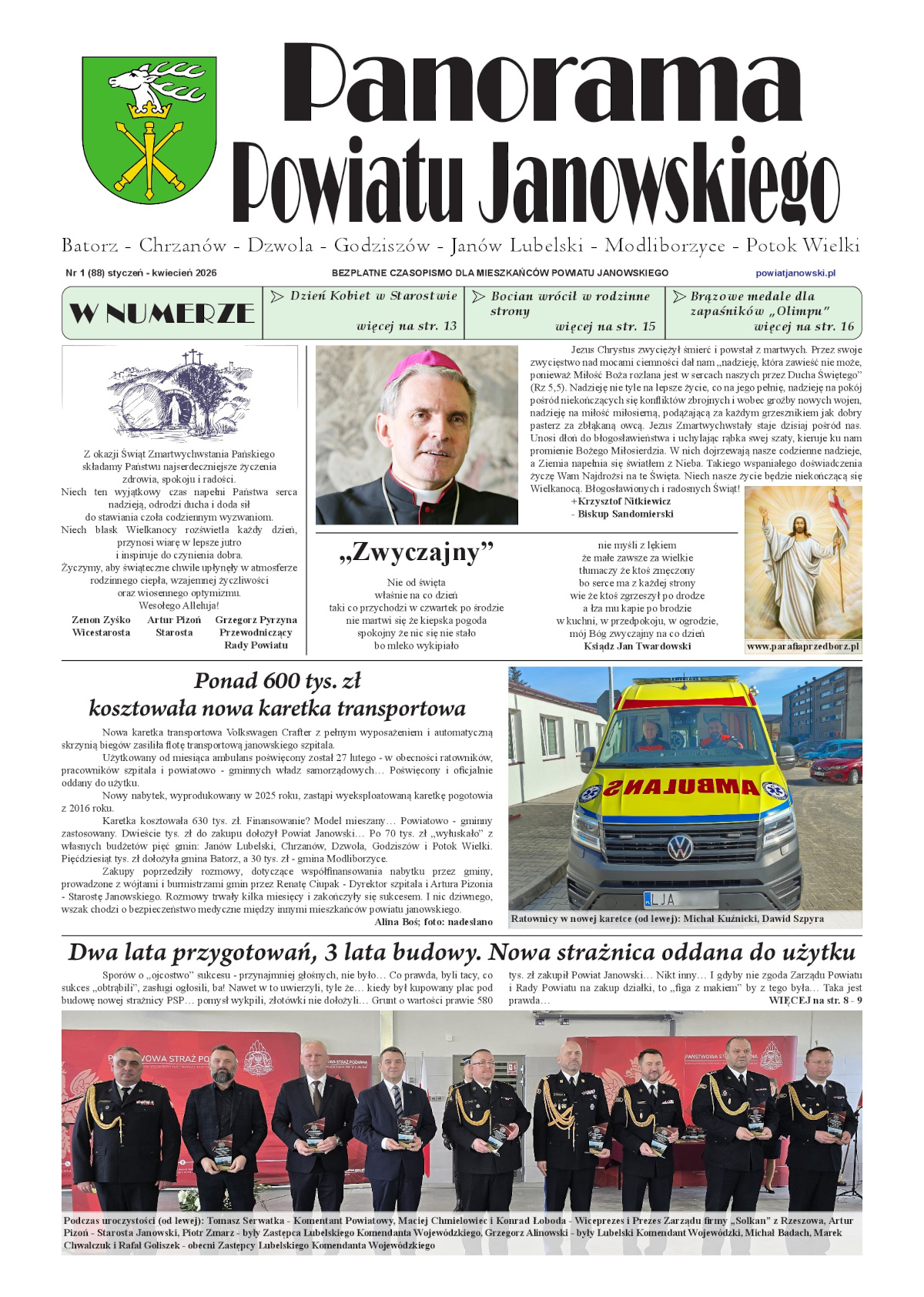 Panorama Powiatu Janowskiego – styczeń – kwiecień 2026