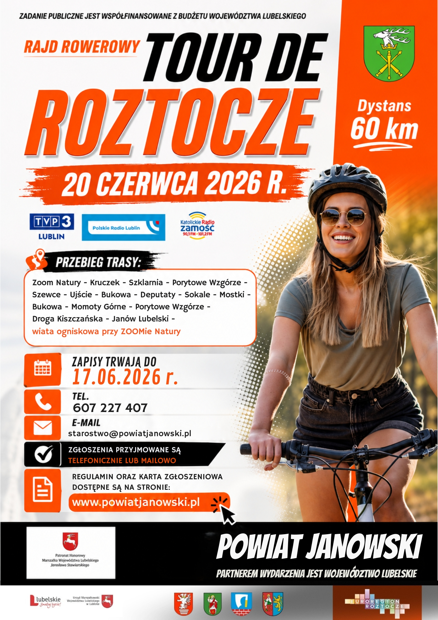 Tour de Roztocze 2026 – zapraszamy na rajd rowerowy!