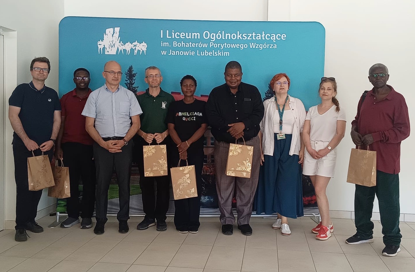 Wizyta wykładowców Jordan University College in Morogoro… Tanzania w I LO w Janowie Lubelskim