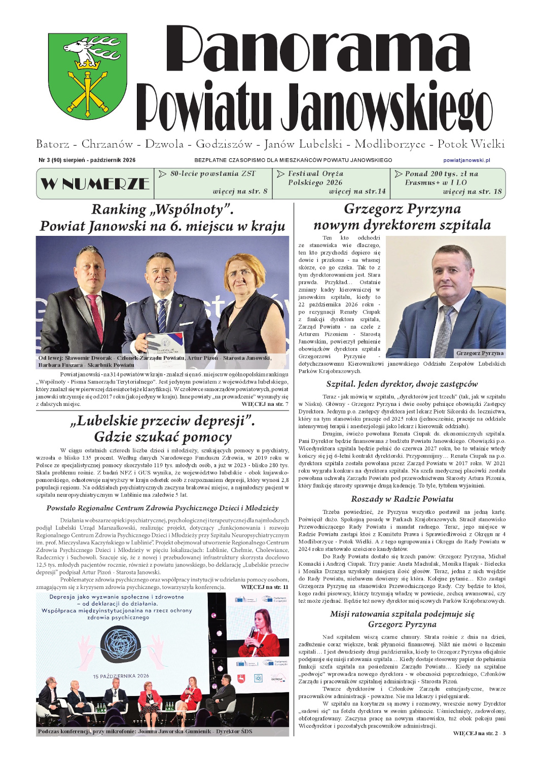 Panorama Powiatu Janowskiego – sierpień – wrzesień 2026